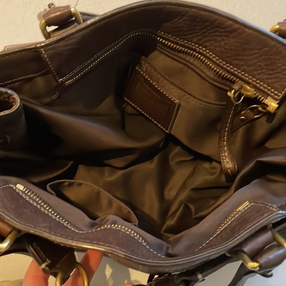 Coach Brown Leather Bag - Picture 3 of 4